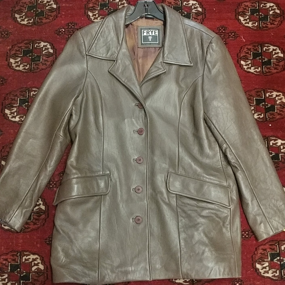 Frye Leather Coat